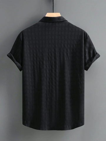 Textured Short Sleeve Shirt