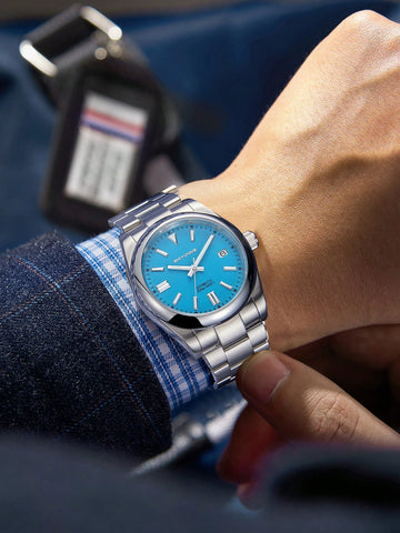 LEGAZE Automatic Watch – Men's Luxury Steel Edition