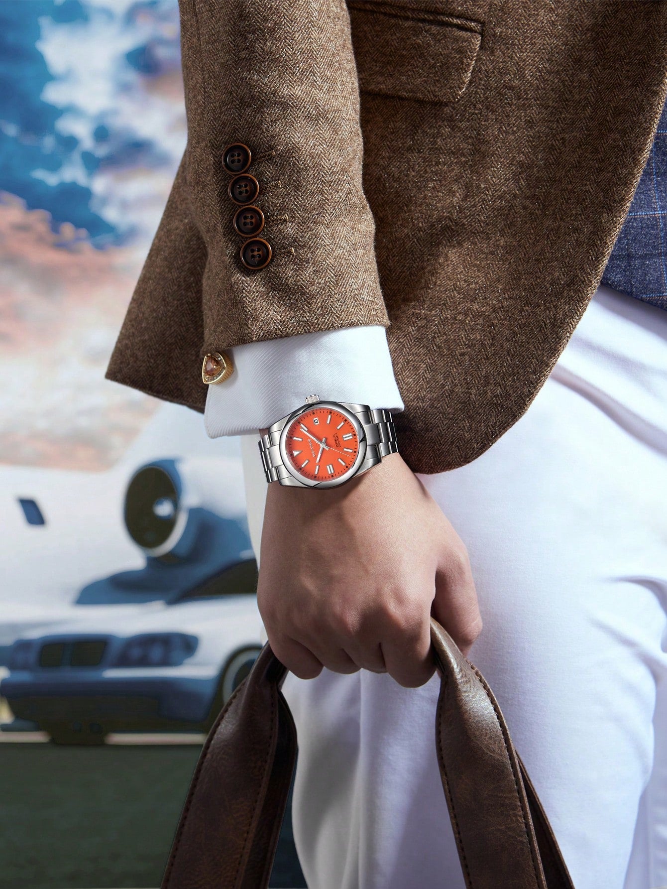 LEGAZE Automatic Watch – Men's Luxury Steel Edition