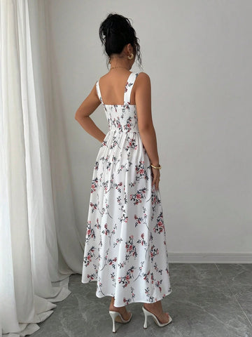 Floral Print Midi Dress